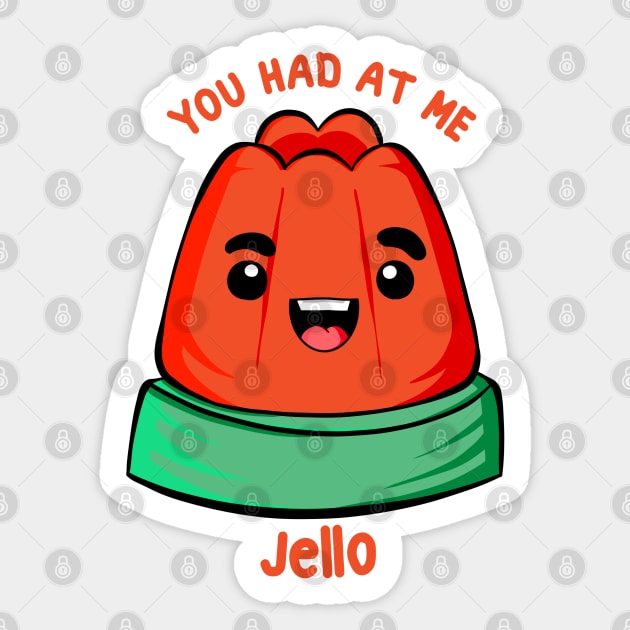 Love For Jello Sticker by Art by Nabes